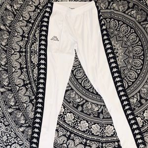 White Kappa Trackpants